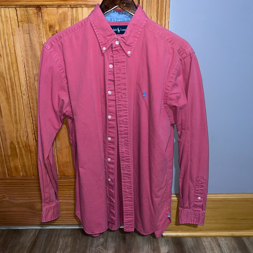Men's Button Down Polo by Ralph Lauren Shirt
